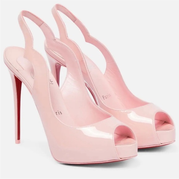 Christian Louboutin Shoes - New Size 37.5 Christian Louboutin Hot Chick patent leather slingback pumps